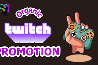 do twitch promotion, kick promotion to get real  kick live viewers
