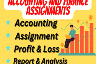 accounting and finance assignments, financial accounting assignments