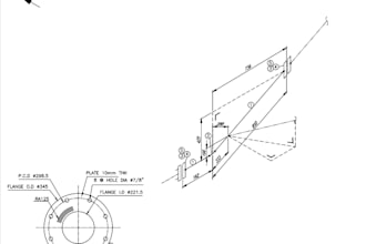 design and drafting work for piping and structure design like piping iso