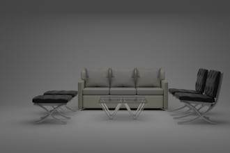 make 3d models of furniture pieces for you