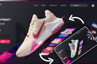 create 3d interactive websites