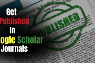 write, publish article peer reviewed indexed journal in google scholar, scopus