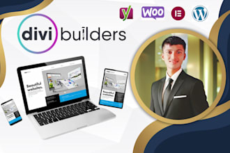 be an expert for divi wordpress website design, divi theme divi builder