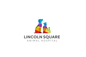 design lincoln square animal hospital logo