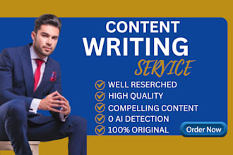 seo article writing, blog post writing, and content writing