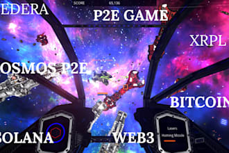 build p2e web3 game on hedera evm bitcoin solana cosmos xrpl
