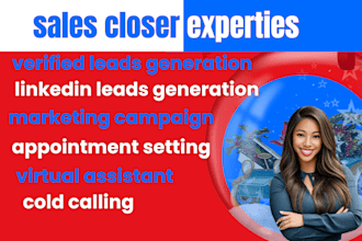be professional sales closer, lead generation, cold calling, sales rep