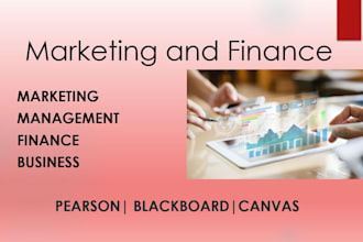 tutor in marketing, management, finance class, financial analysis