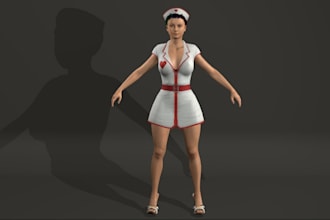 3d realistic character model,pbr texture, retopology, meme coin character,erotic