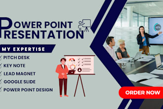 design business presentation, investor pitch deck, google slides, keynote