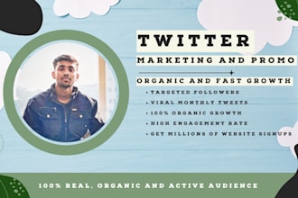 do superfast twitter organic growth, promotion and marketing