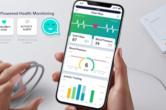 ai powered health monitoring app development wellness app ios andriod developer