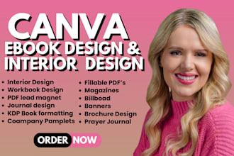 do canva ebook design ebook formatting journal PDF lead magnet workbook design