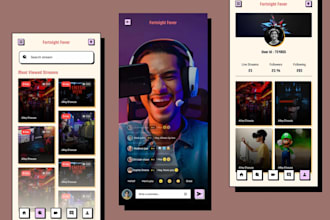 do live streaming video mobile live chat app, dating social media, clone website
