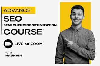 teach advance SEO course live on zoom