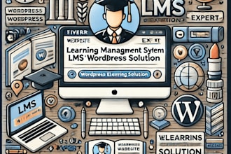create a professional lms website using wordpress
