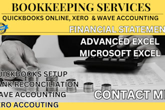 do amazon accounting and bookkeeping in quickbooks online, xero, wave, clean up