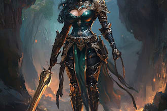 create your rpg game character design