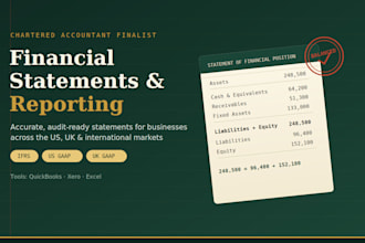 clean up your books and prepare audit ready financial statements