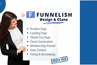clone funnelish advertorial product sales pages, sales funnel pages