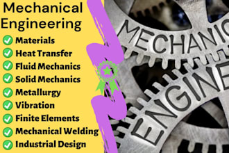 support and consult you on mechanical engineering projects
