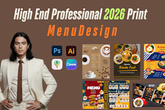 design creative awesome restaurant menu food menu