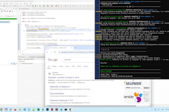do automated tests based on junit selenium selenide katalon in java