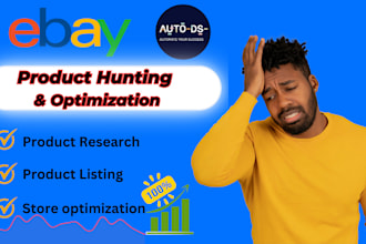 do ebay dropshipping product listing and product optimization