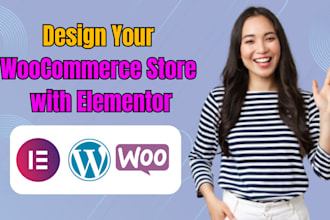 design your woocommerce store with elementor