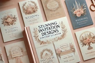 custom invitations for weddings, birthdays, and baby showers