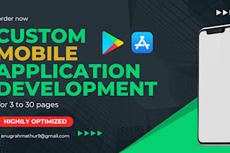 develop highly optimized mobile app for IOS and android