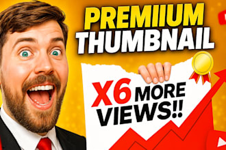 design clickbait amazing attractive youtube thumbnail