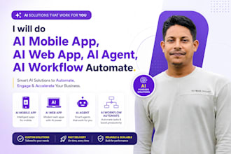 do ai mobile app, ai web app, ai agent, ai workflow automate