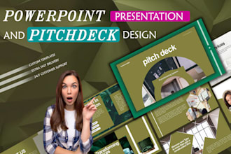 craft custom pitch decks and powerpoint presentations