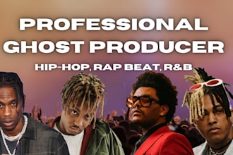 produce hip hop, rnb rap, and pop tracks for you