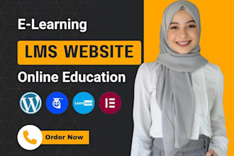 build wordpress elearning, lms, education website with tutorlms, learndash