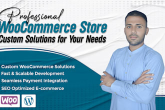 develop your wordpress woocommerce website for online store
