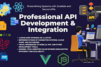 develop custom API and backend solutions with nodejs