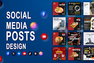 design eye catching social media posts for ads to boost engagement