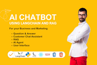 create custom chatbot and assistants using langchain and rag