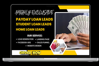 generate payday loan leads business loan leads mca leads leads payday loan leads