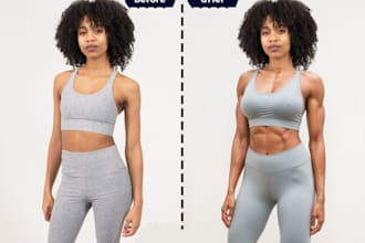 do advance photo retouching, body slimming and photoshop editing