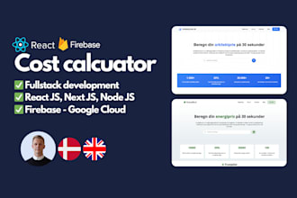 build a cost calculator react app with firebase, google maps