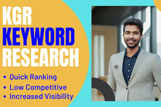 provide kgr keyword research to boost your organic traffic