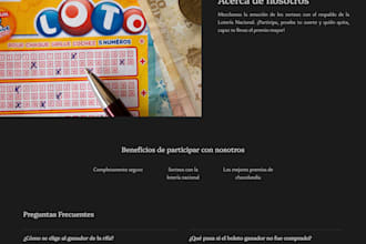 do a website with django, boostrap, react, etc