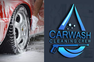 design mobile detailing, auto detailing, car wash logo