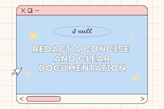 redact a concise and clear documentation for your project