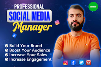 be your social media marketing manager and content creator