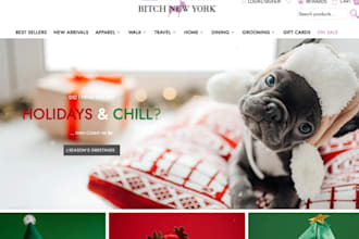 design luxury pet apparel website pet shopify store pet supply accessories store