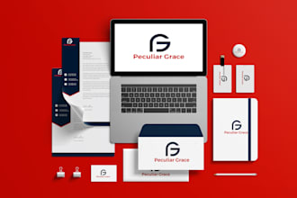 design corporate brand identity, branding kit brand style guide